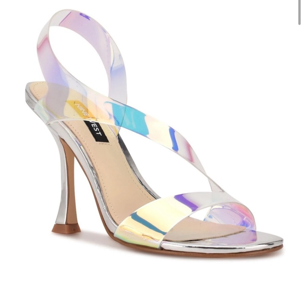Nine West Iridescent Strap Heels